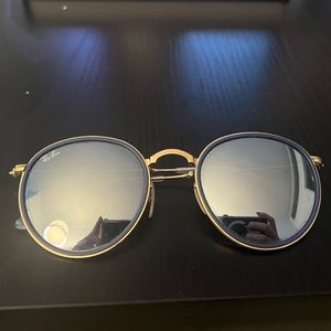 Ray Ban Round Folding Sunglasses